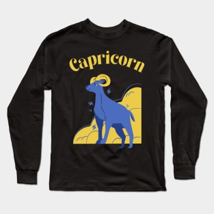 Capricorn Zodiac Sign Horoscope Astrology Long Sleeve T-Shirt